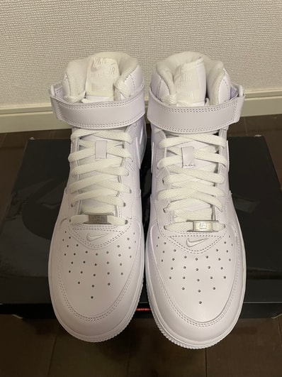 Supreme × Nike Air Force 1 Mid "White" FW24