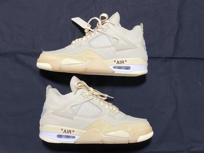 Off-White × Nike Women's Air Jordan 4 SP "Sail"