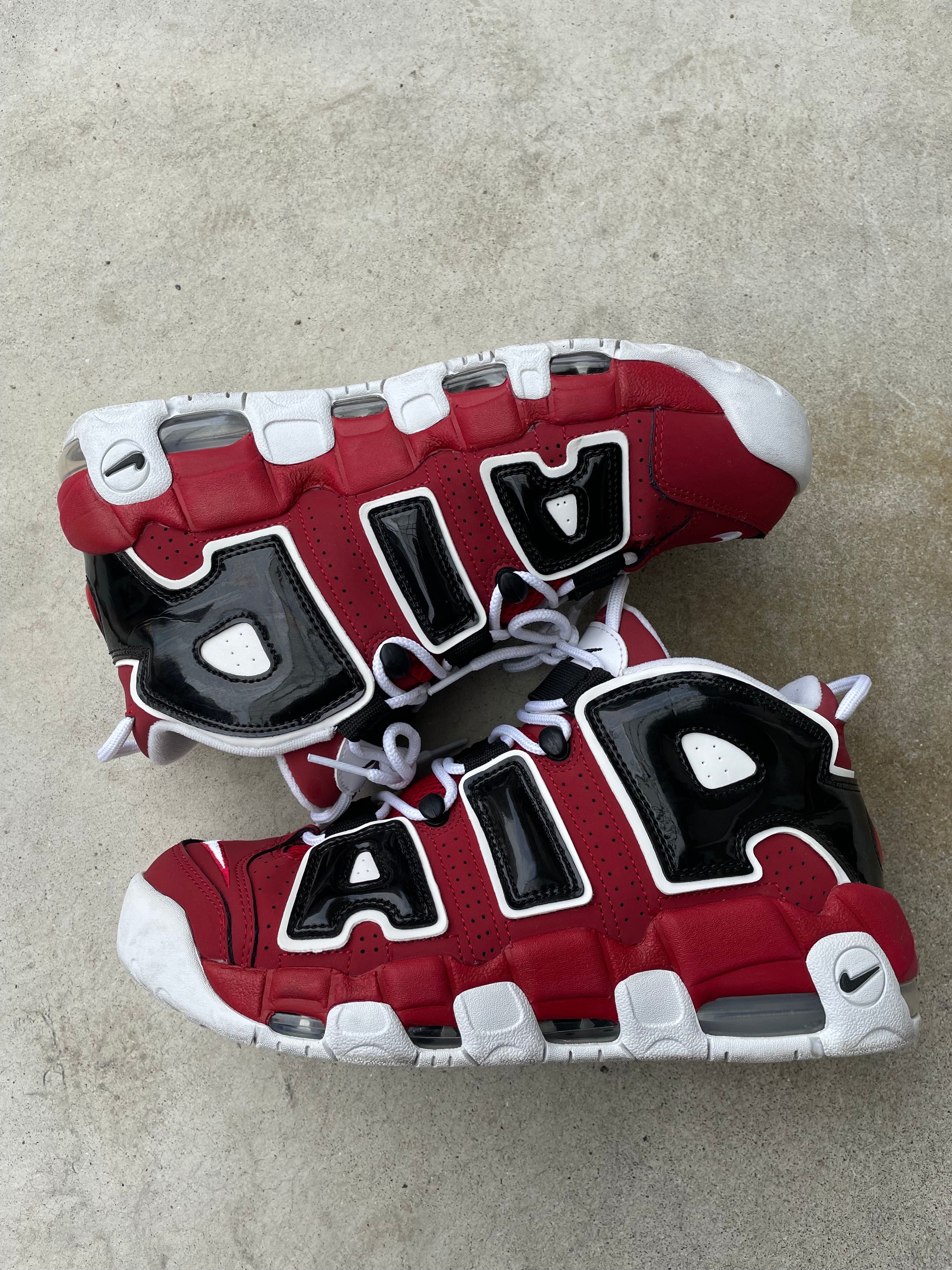 Nike Air More Uptempo ’96 "Black and Varsity Red" (2021)