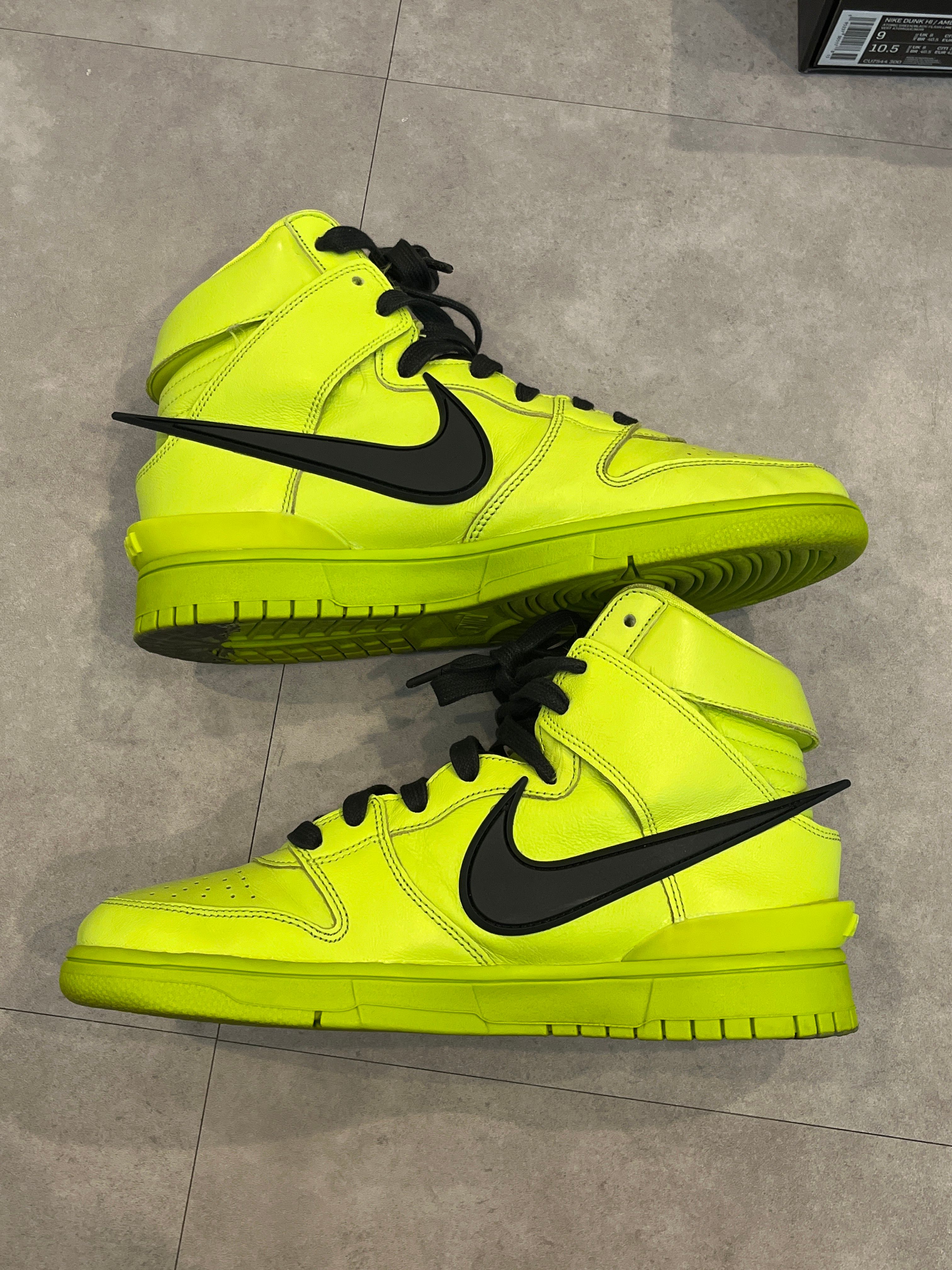 AMBUSH × NIKE DUNK HIGH "FLASH LIME"