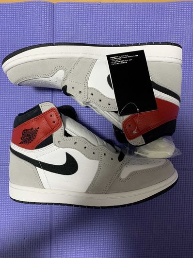 Nike Air Jordan 1 High OG "White/Black/Light Smoke Grey"