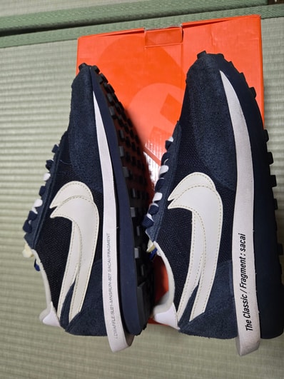 fragment design × sacai × Nike LD Waffle "Blackended Blue"