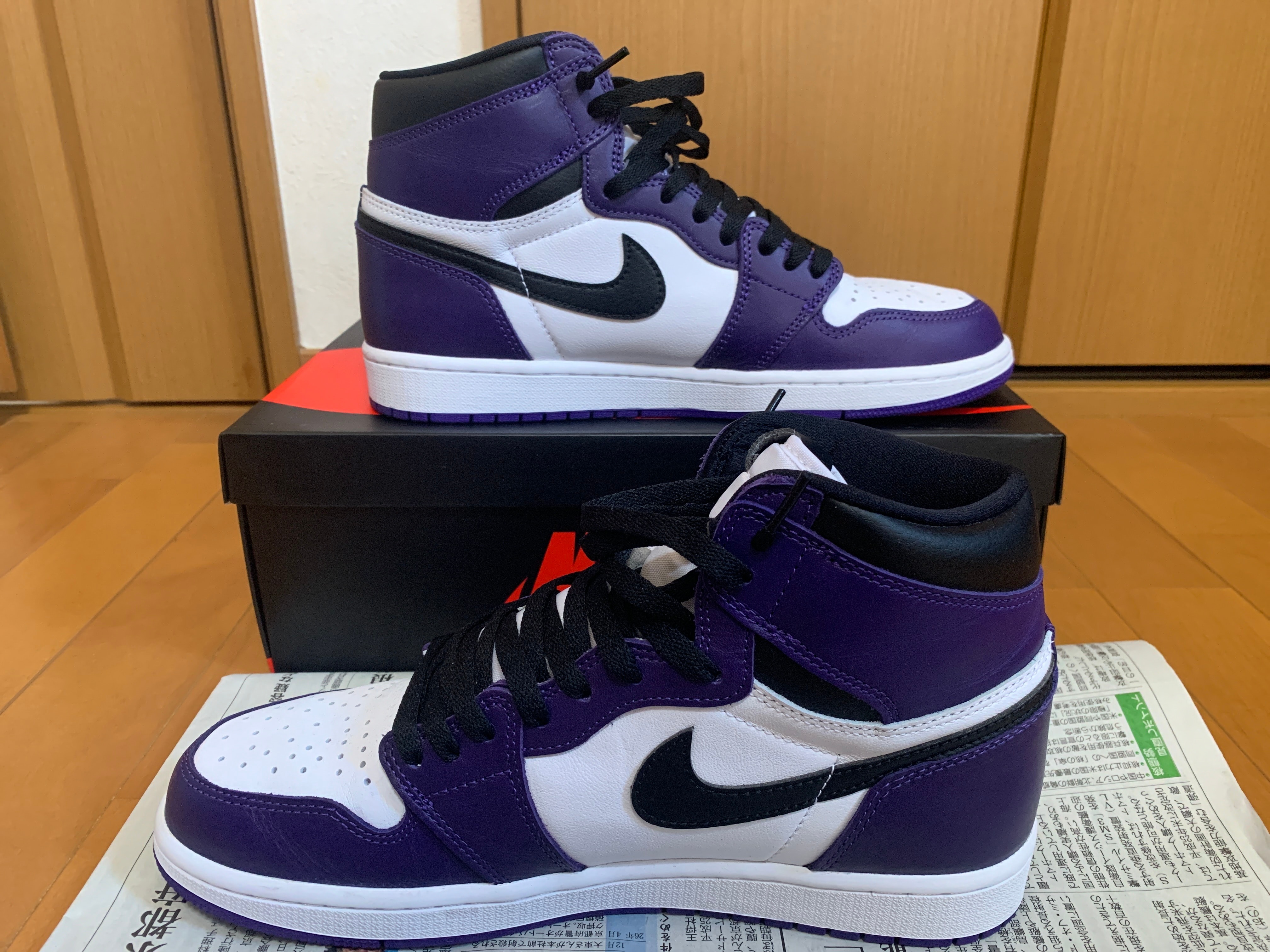 Nike Air Jordan 1 Retro High OG "Court Purple White/Black" (2020)   