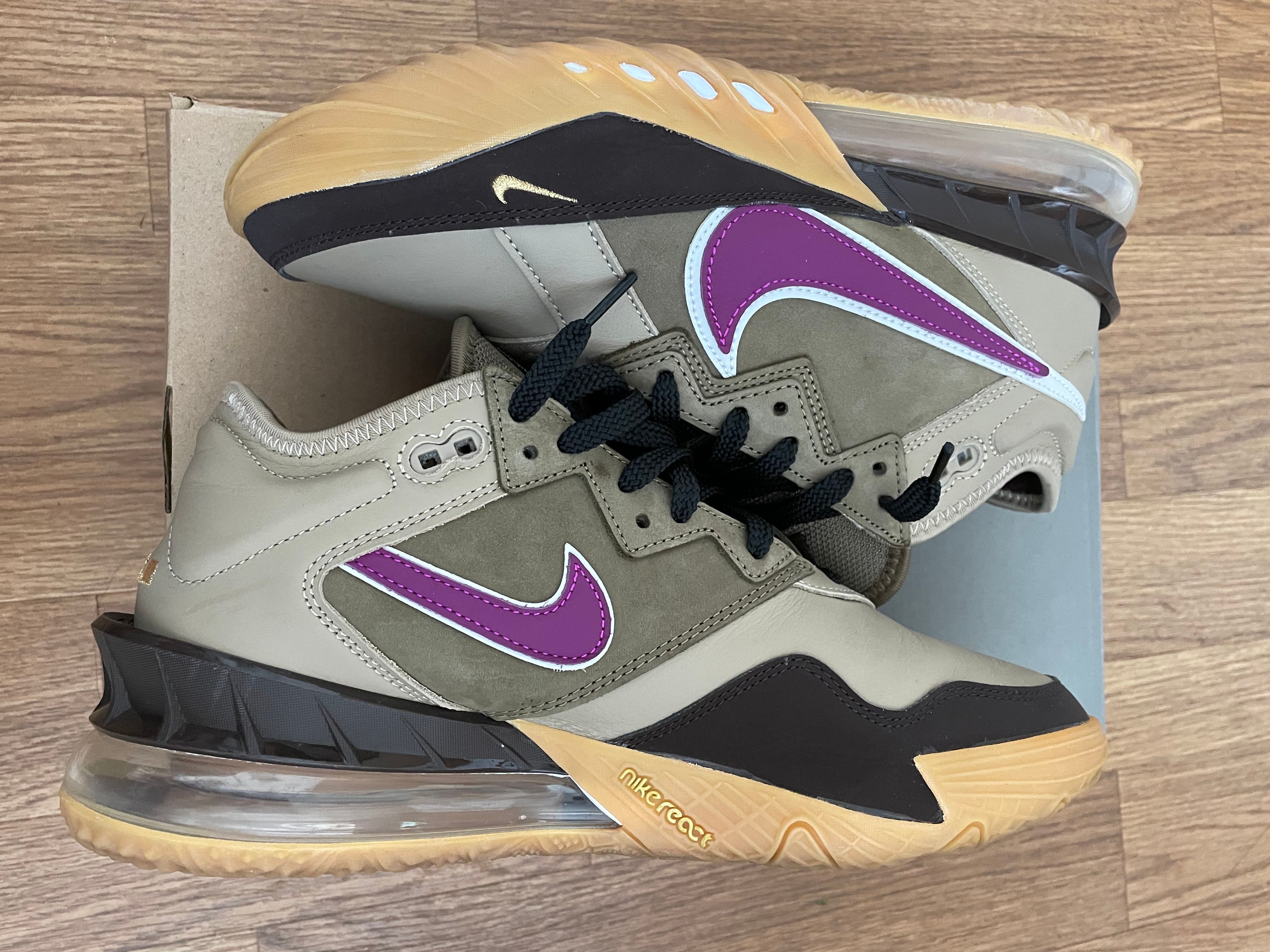 atmos × Nike LeBron 18 Low "Viotech"