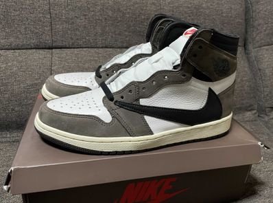 Travis Scott × Nike Air Jordan 1 Retro High OG TS SP "Sail/Dark Mocha"