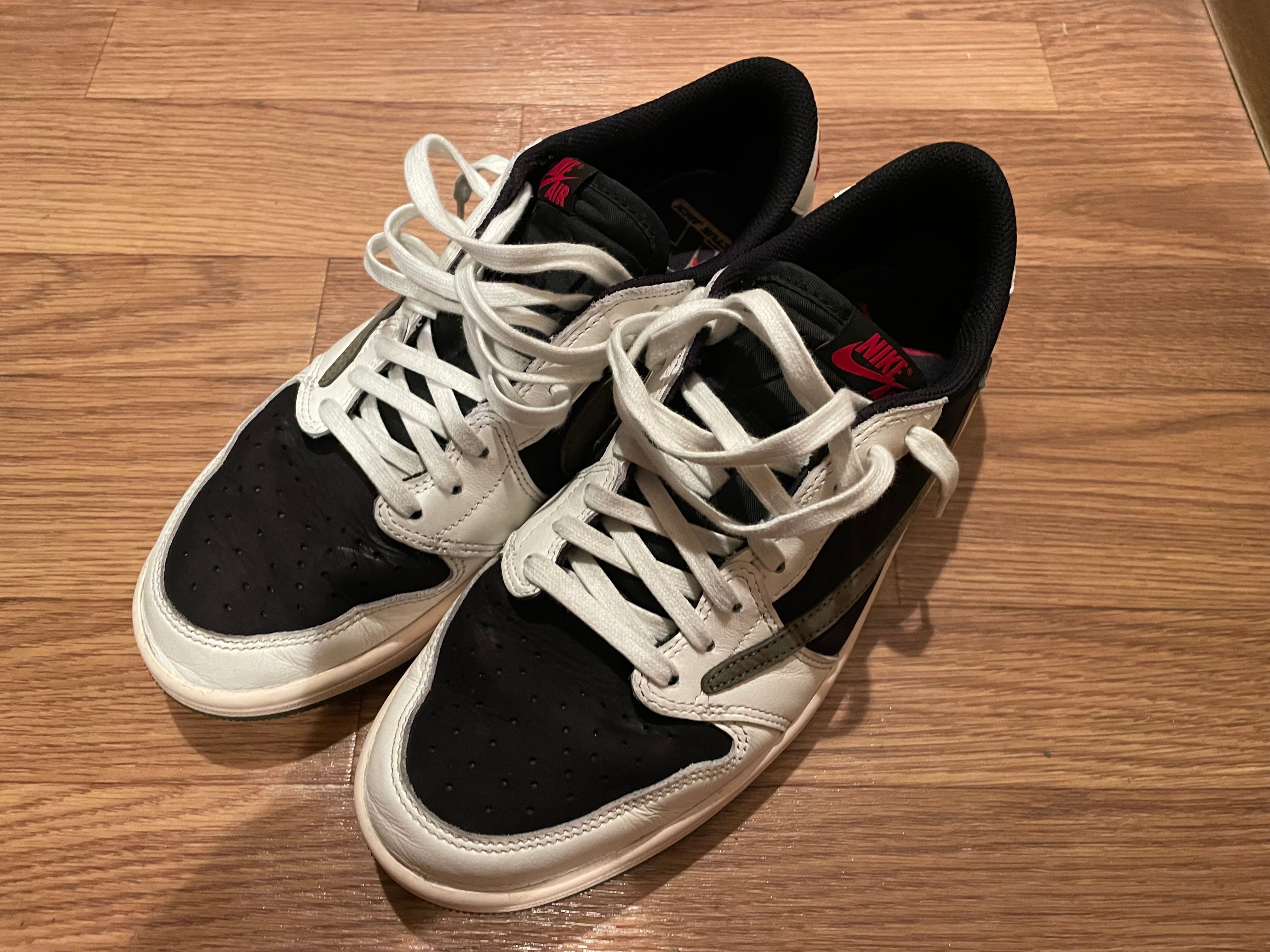 Travis Scott × Nike Women's Air Jordan 1 Low OG "Medium Olive"