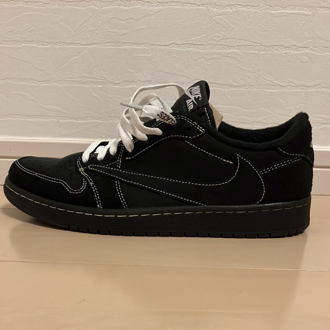 Travis Scott × Nike Air Jordan 1 Low OG SP "Black Phantom"