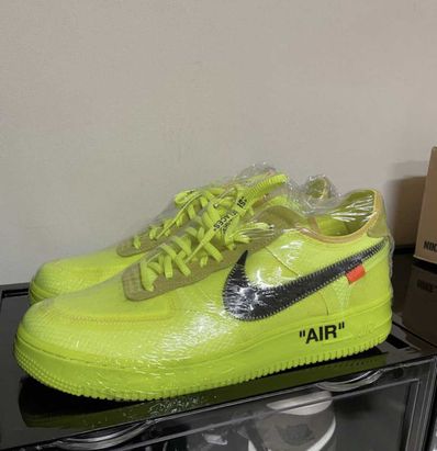 Off-White × Nike Air Force 1 Low "Volt"