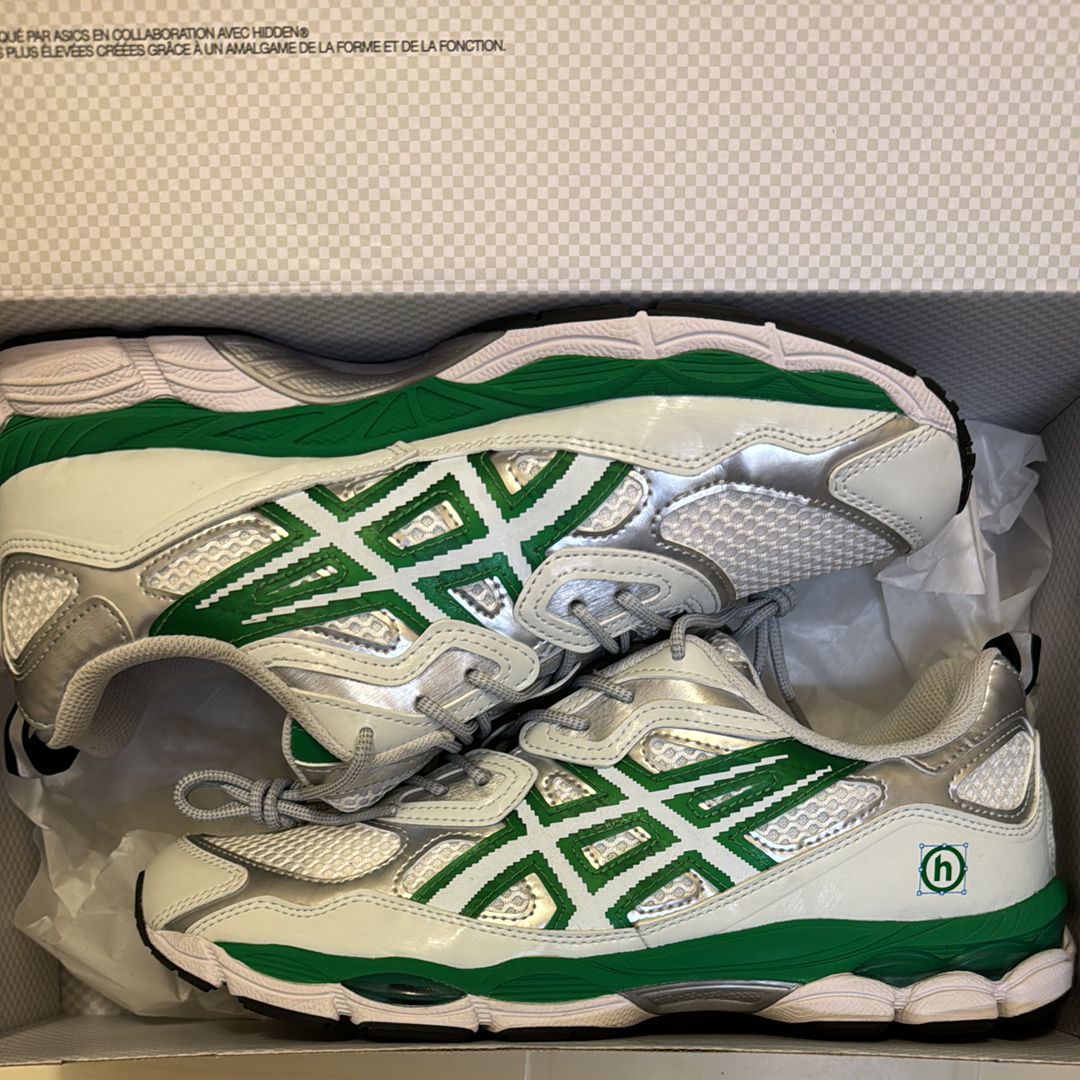 Hidden NY × Asics Gel-NYC "White/Green"