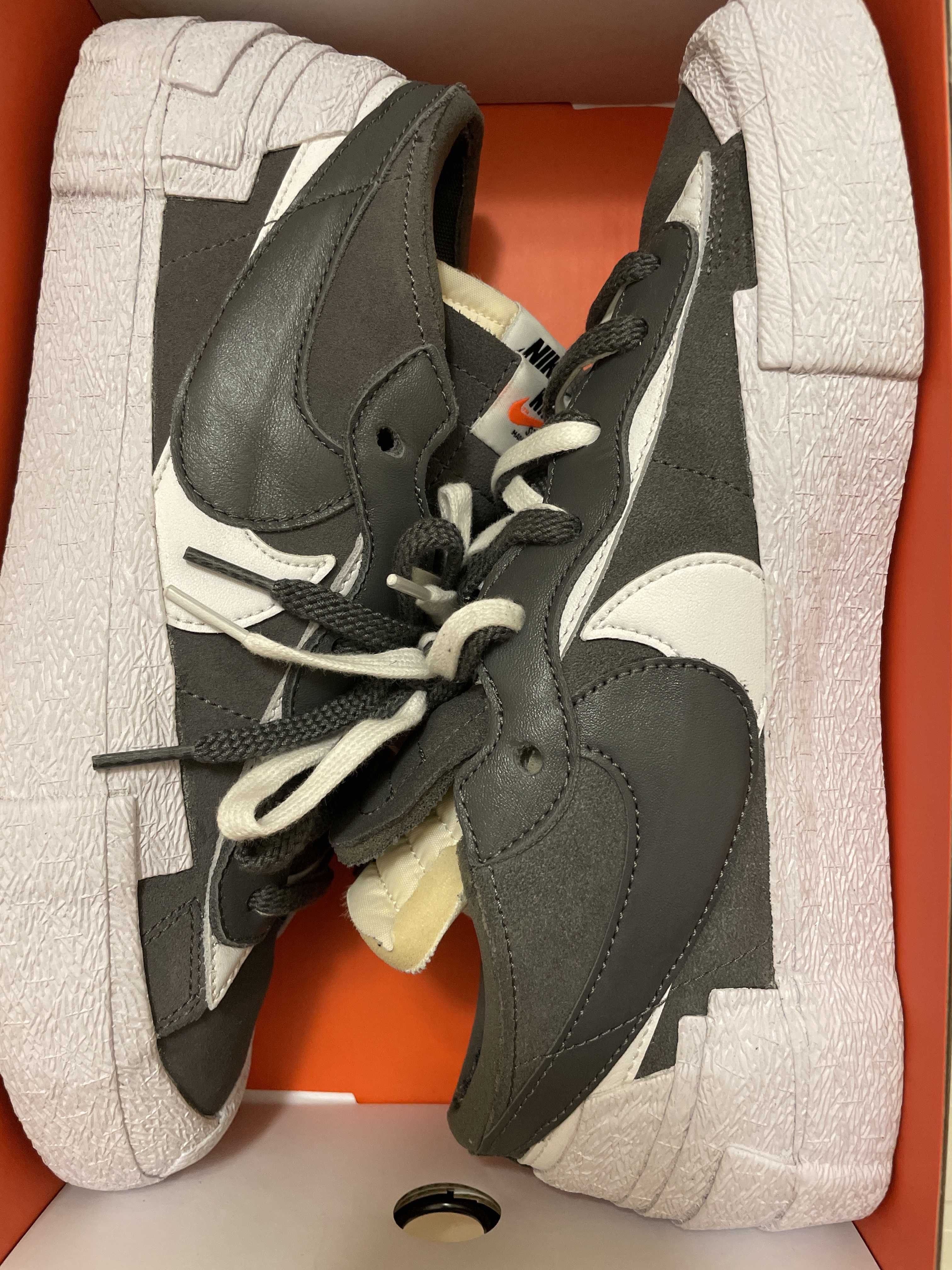 Sacai × Nike Blazer Low "Iron Grey"