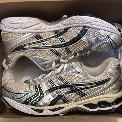 KITH × Asics Gel-Kayano 14 "Cream/Scarab" (1201A954-100)