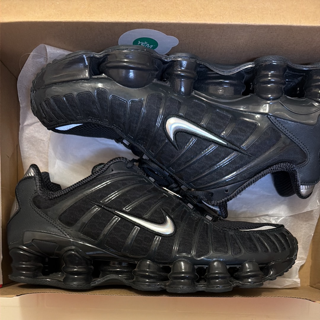 Nike Women's Shox TL "Off Noir/Metallic Silver"