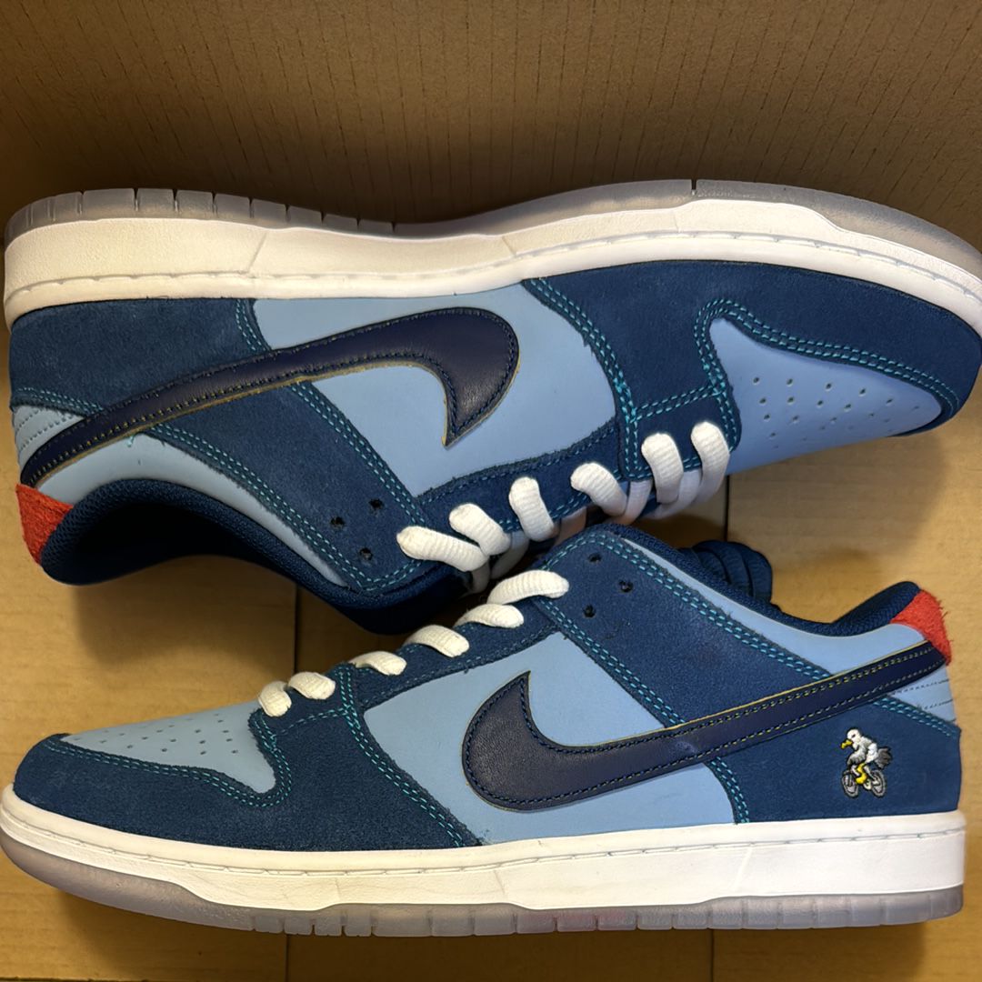 Why So Sad? × Nike SB Dunk Low "Coastal Blue/Speed Yellow-University Red"
