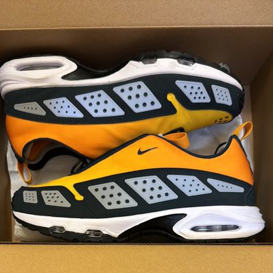 Nike Women's Air Max SNDR "Canyon Gold and Deep Ocean"