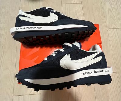 Fragment × sacai × Nike LD Waffle "Blackended Blue"