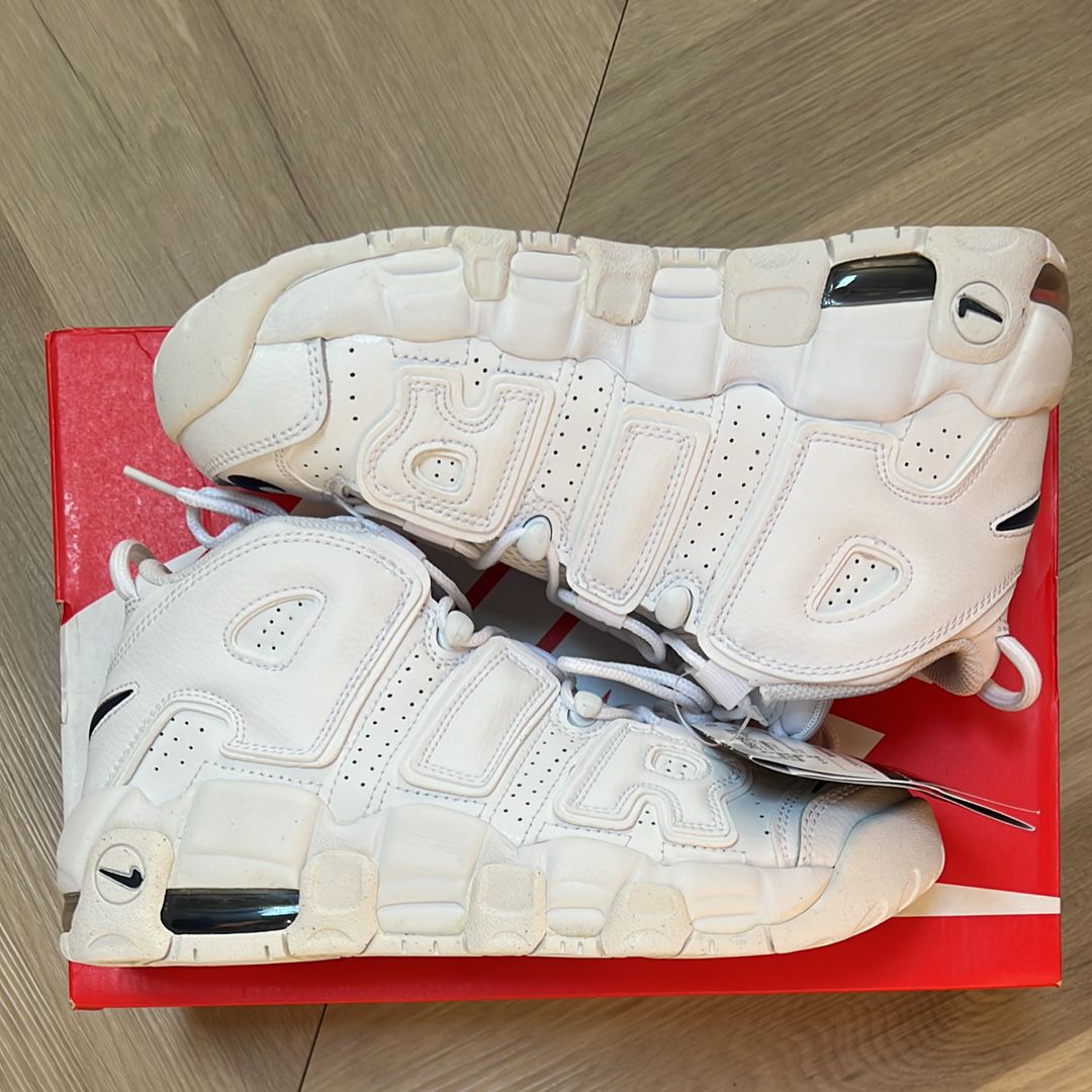 Nike GS Air More Uptempo "White/Midnight Navy"