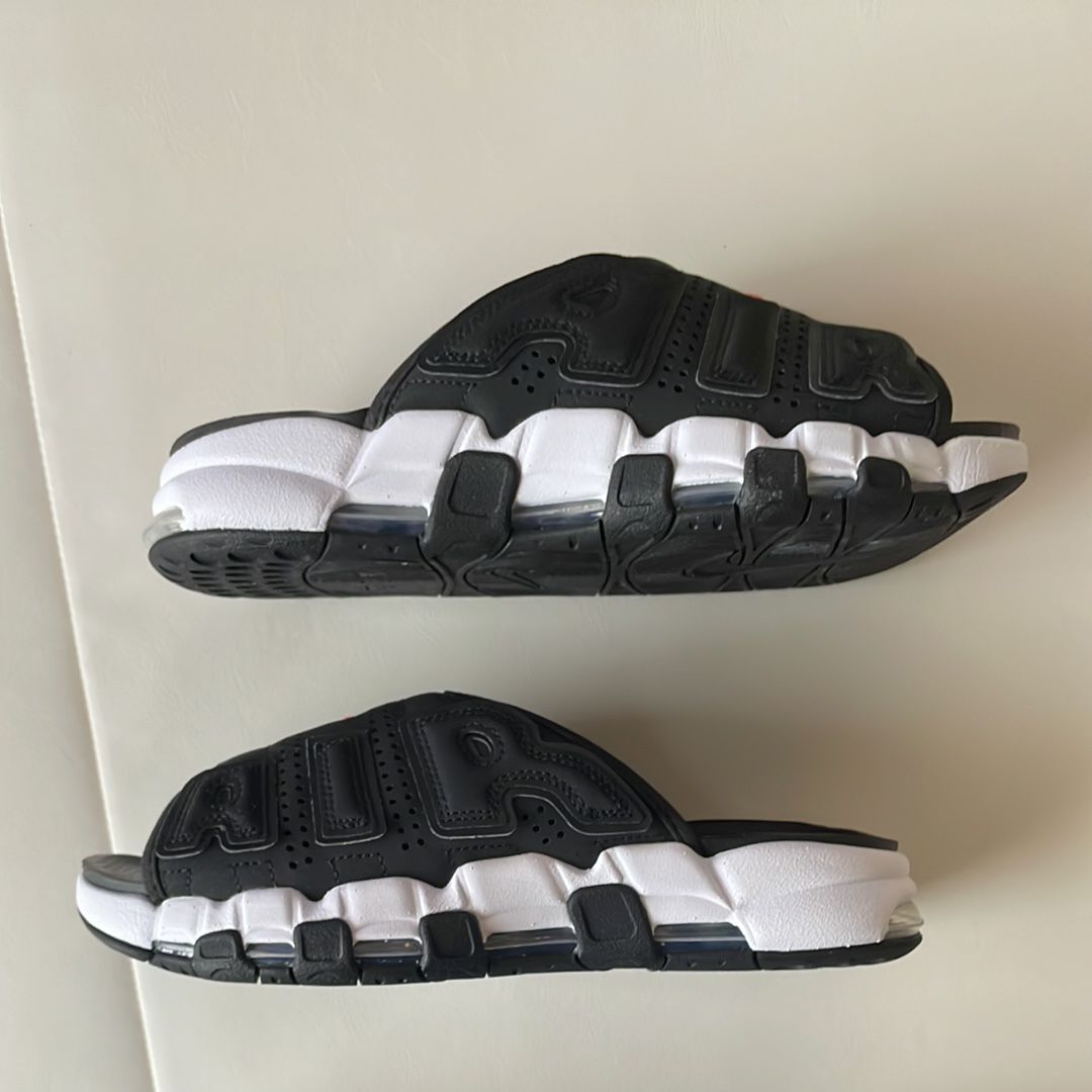 Nike Air More Uptempo Slide "Black/Clear/White"