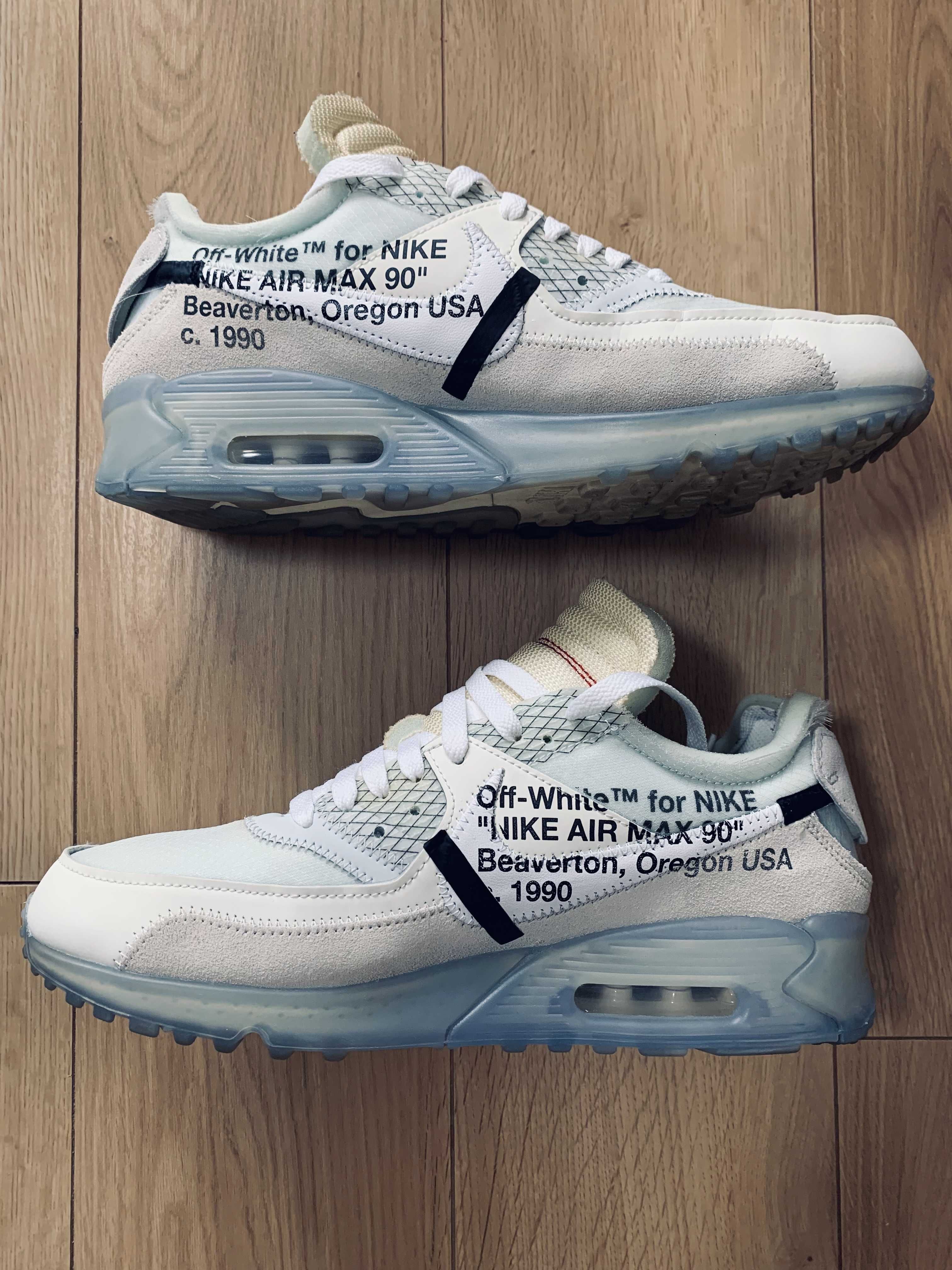 Off-White × Nike Air Max 90 "The 10/Sail"