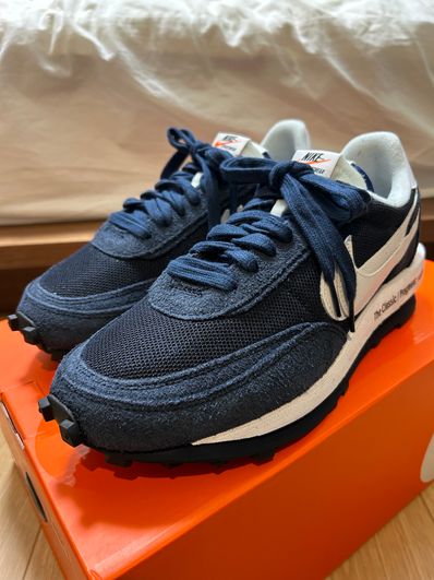 Fragment × sacai × Nike LD Waffle "Blackended Blue"