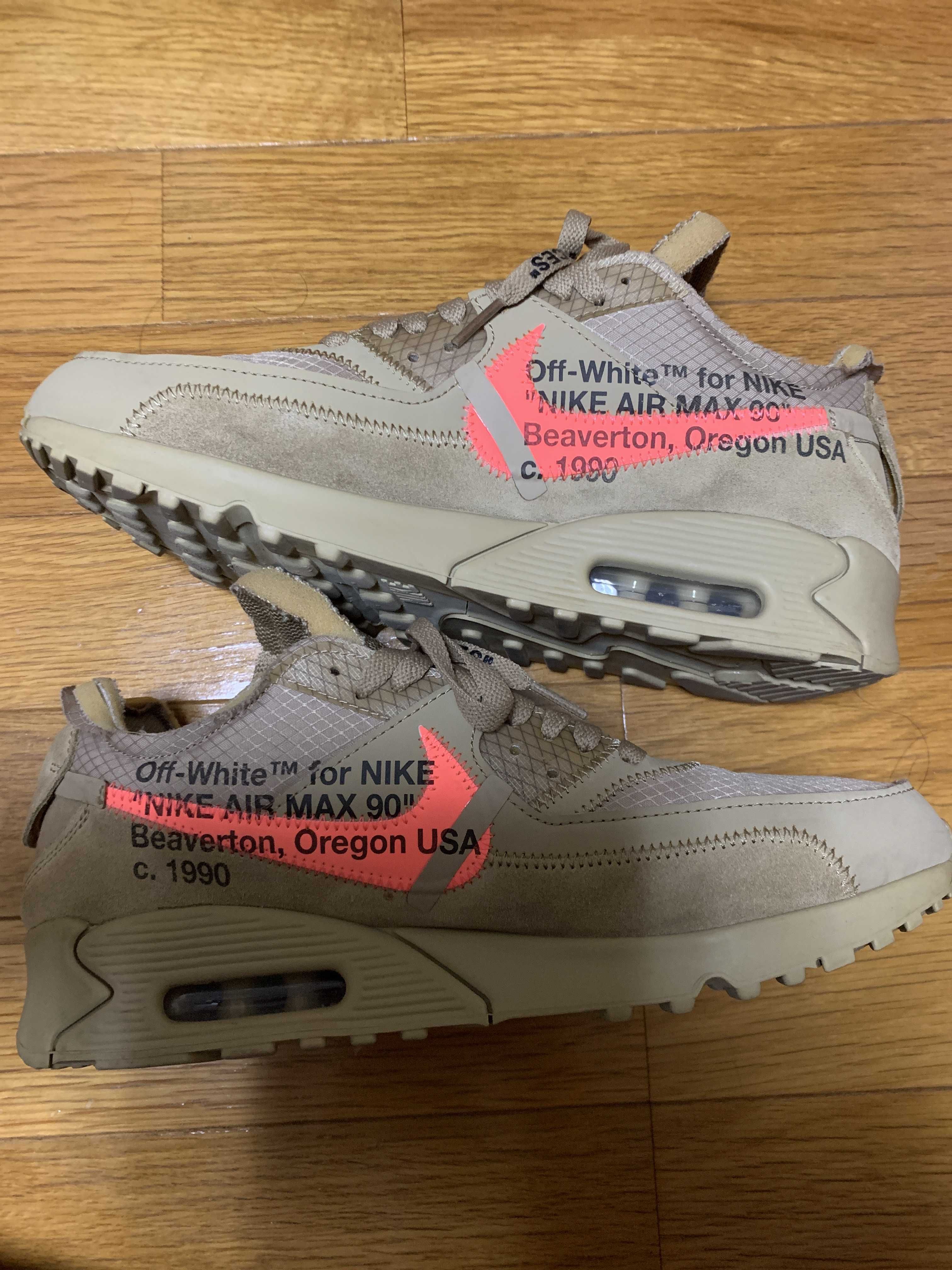 Off-White × Nike Air Max 90 "Desert Ore"