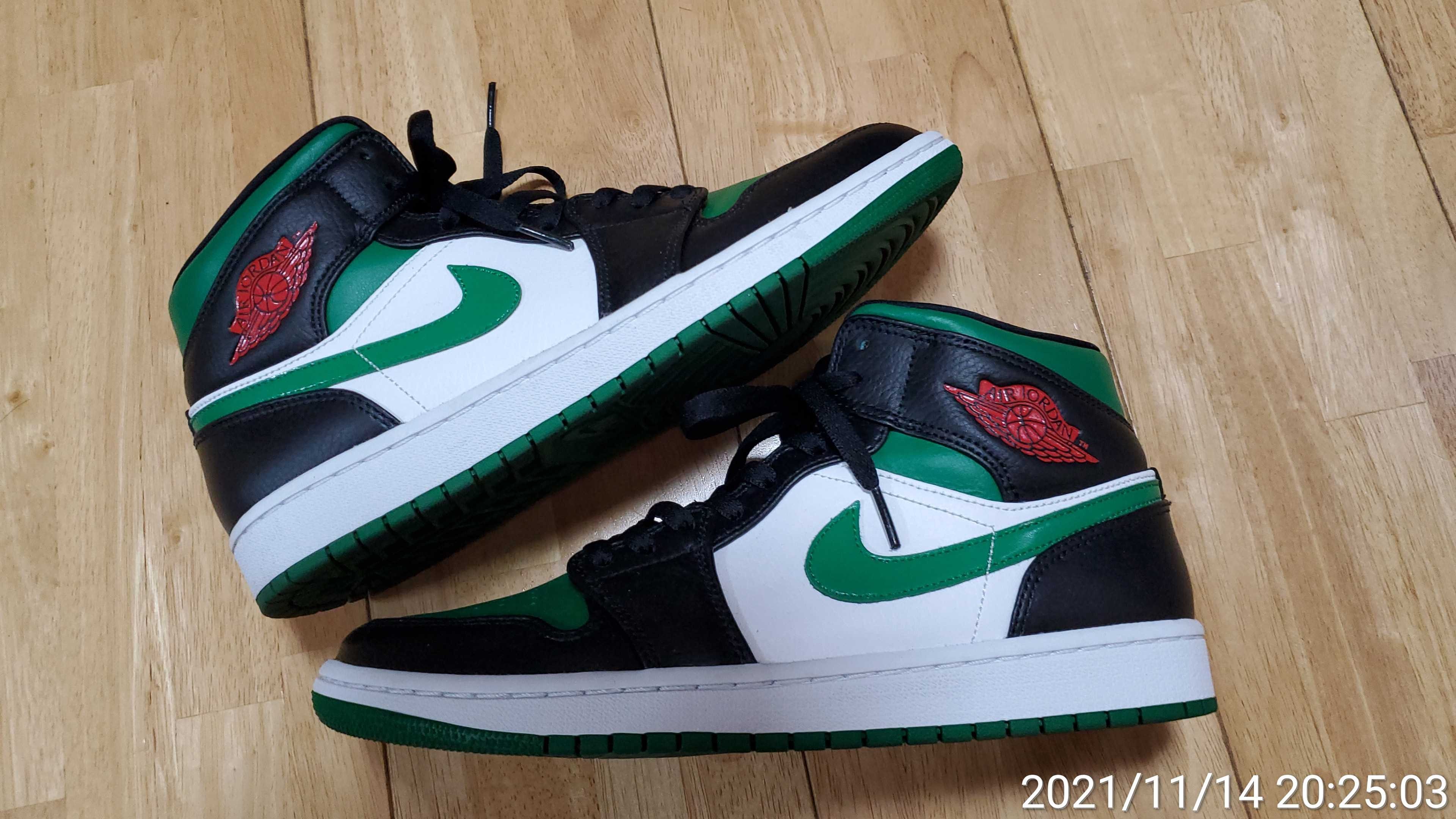 NIKE AIR JORDAN 1 MID "PINE GREEN"