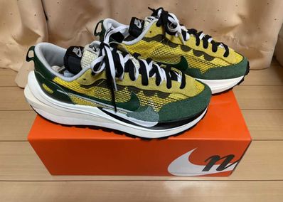 sacai × Nike Vapor Waffle "Tour Yellow/Stadium Green-Sail"