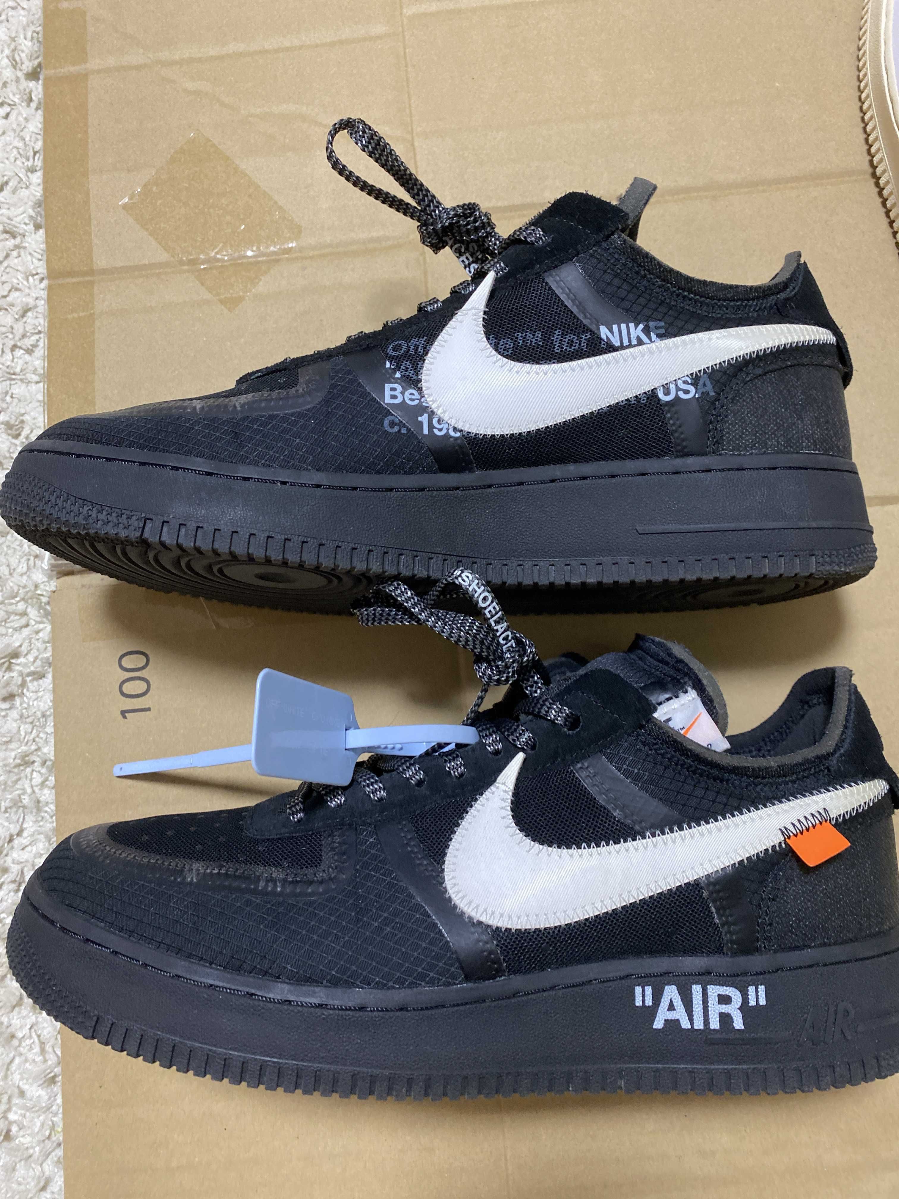 Off-White × Nike Air Force 1 Low "Black"