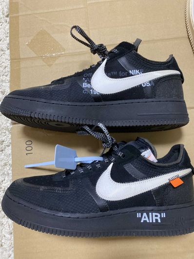 Off-White × Nike Air Force 1 Low "Black"