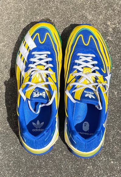 A BATHING APE × adidas Orketro "Green/Powder Blue"