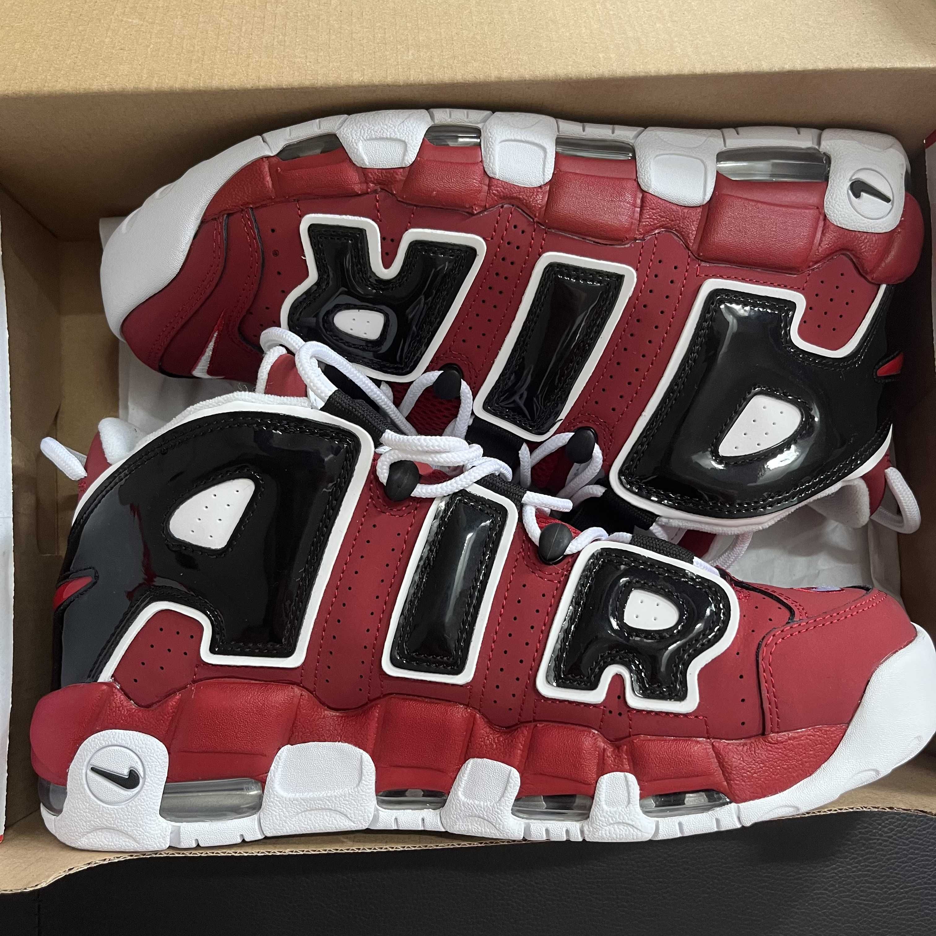 Nike Air More Uptempo ’96 "Black and Varsity Red" (2021)