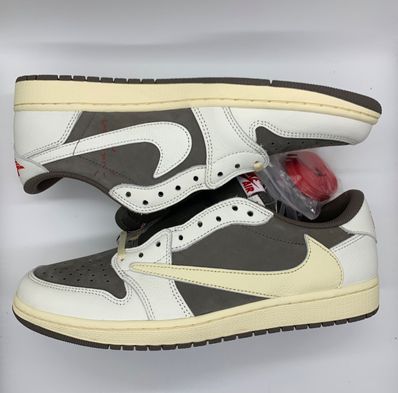 Travis Scott × Nike Air Jordan 1 Low OG SP "Reverse Mocha/Sail and Ridgerock"