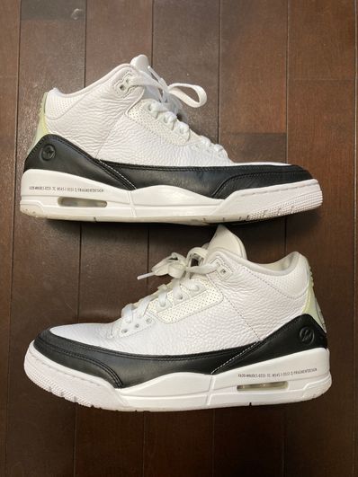 Fragment × Nike Air Jordan 3 "White/Black"