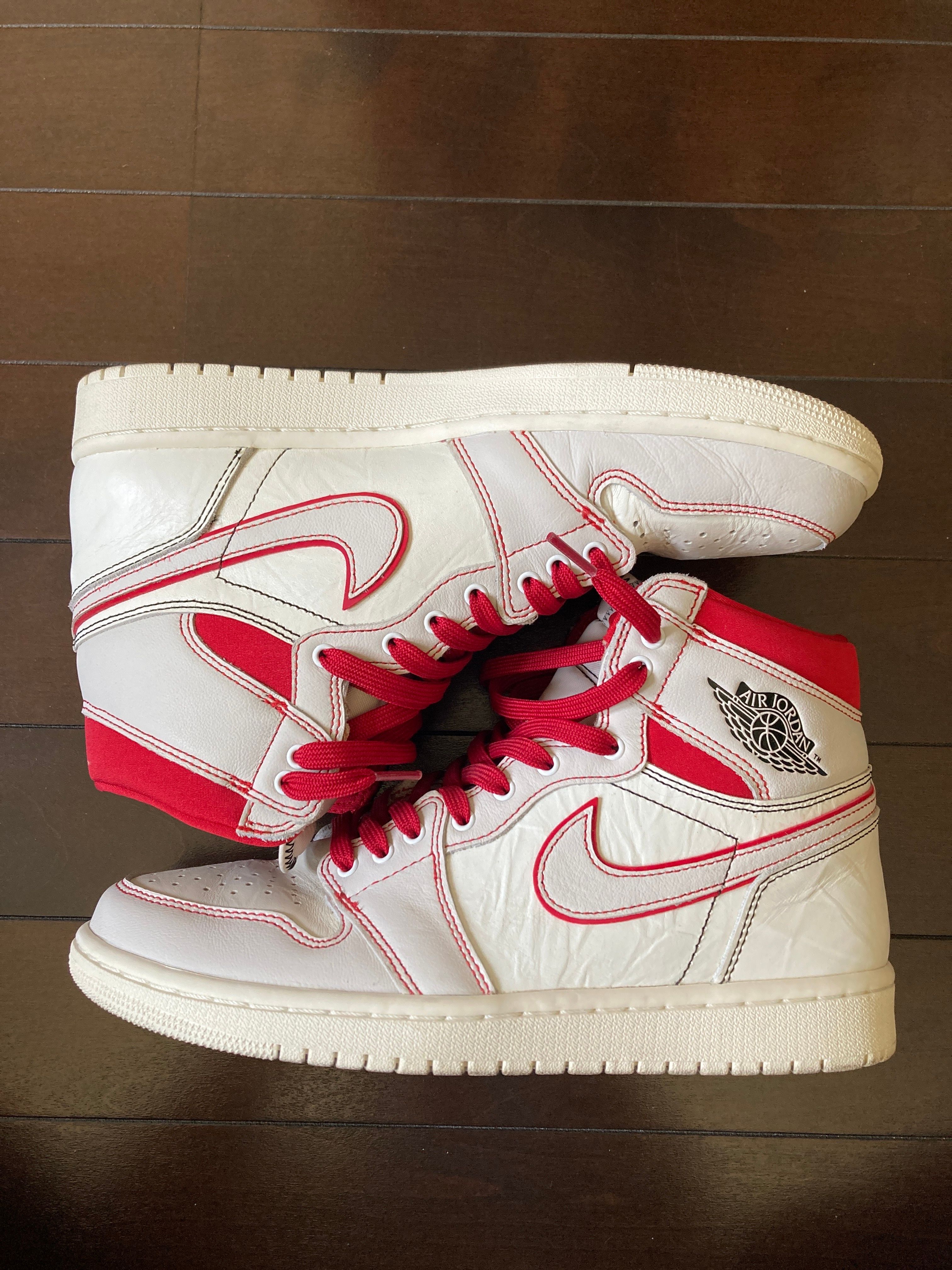 Nike Air Jordan 1 Retro High OG "Sail/University Red"     