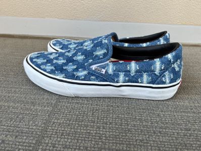Supreme × Vans Slip-On Hole Punch Denim