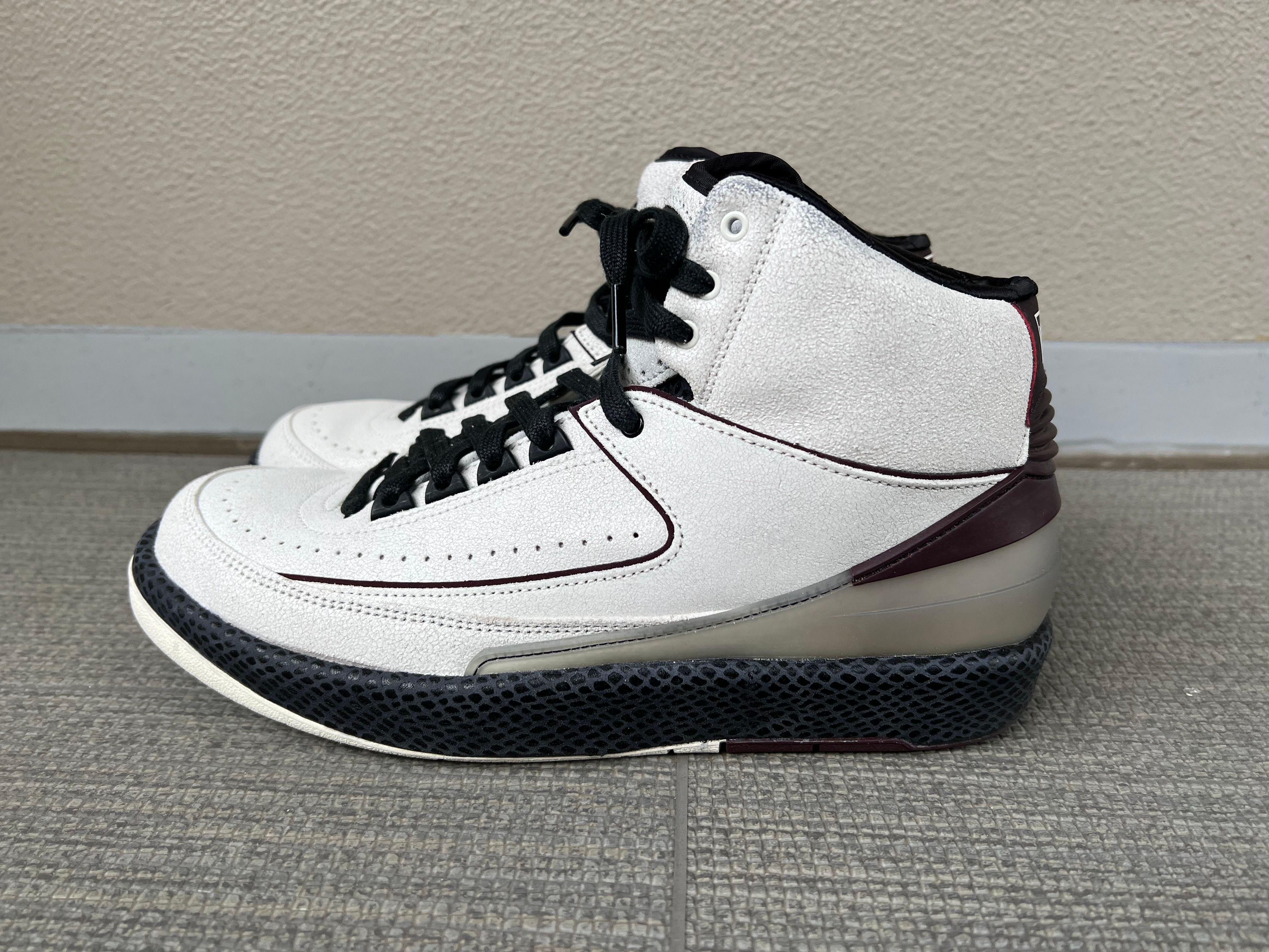 A Ma Maniere × Nike Air Jordan 2 "Airness/Sail and Burgundy"