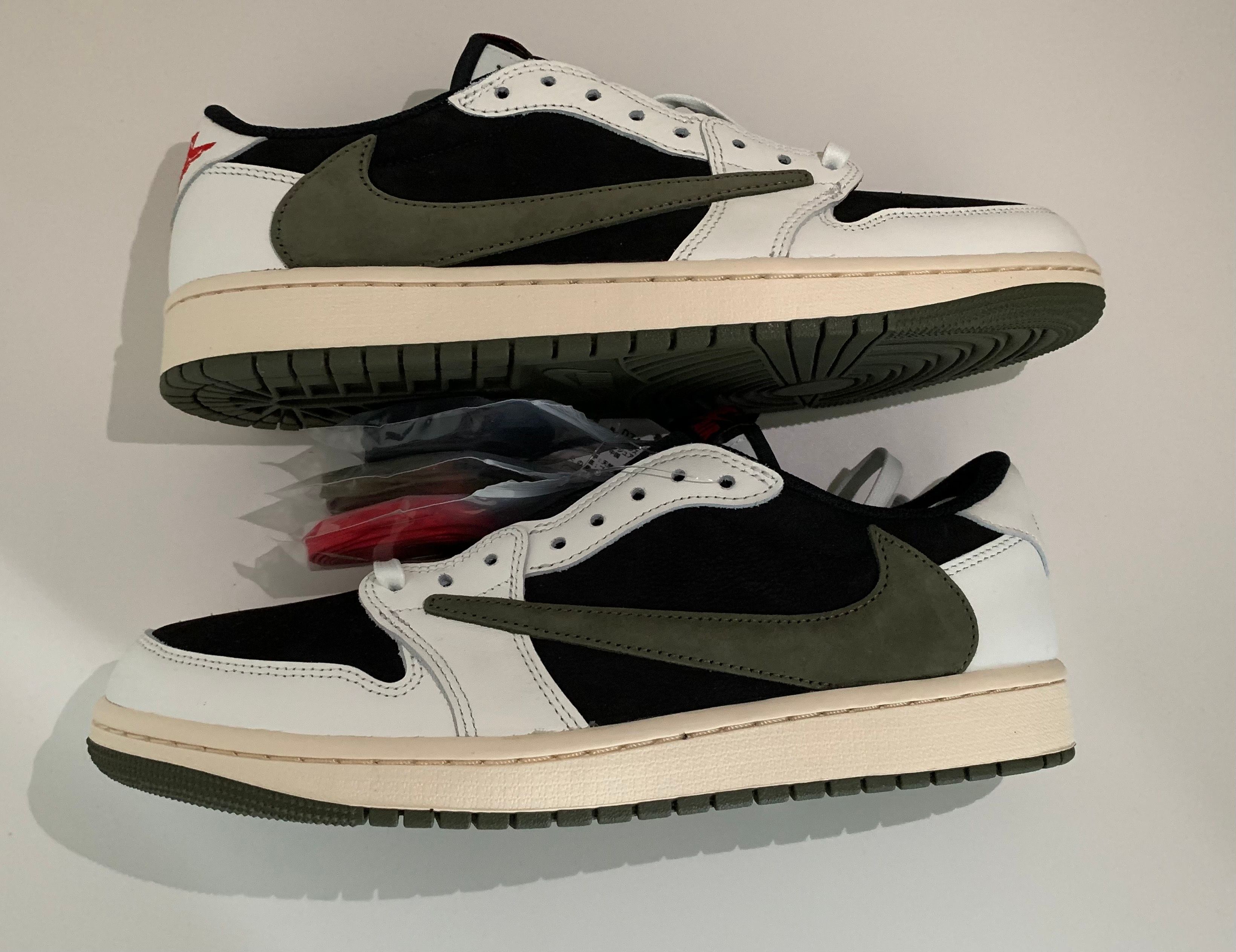 Travis Scott × Nike Women's Air Jordan 1 Low OG "Medium Olive"
