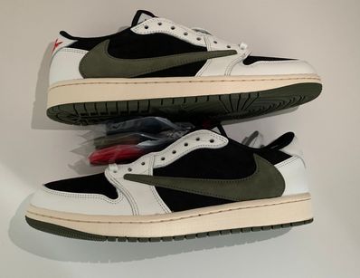 Travis Scott × Nike Women's Air Jordan 1 Low OG "Medium Olive"