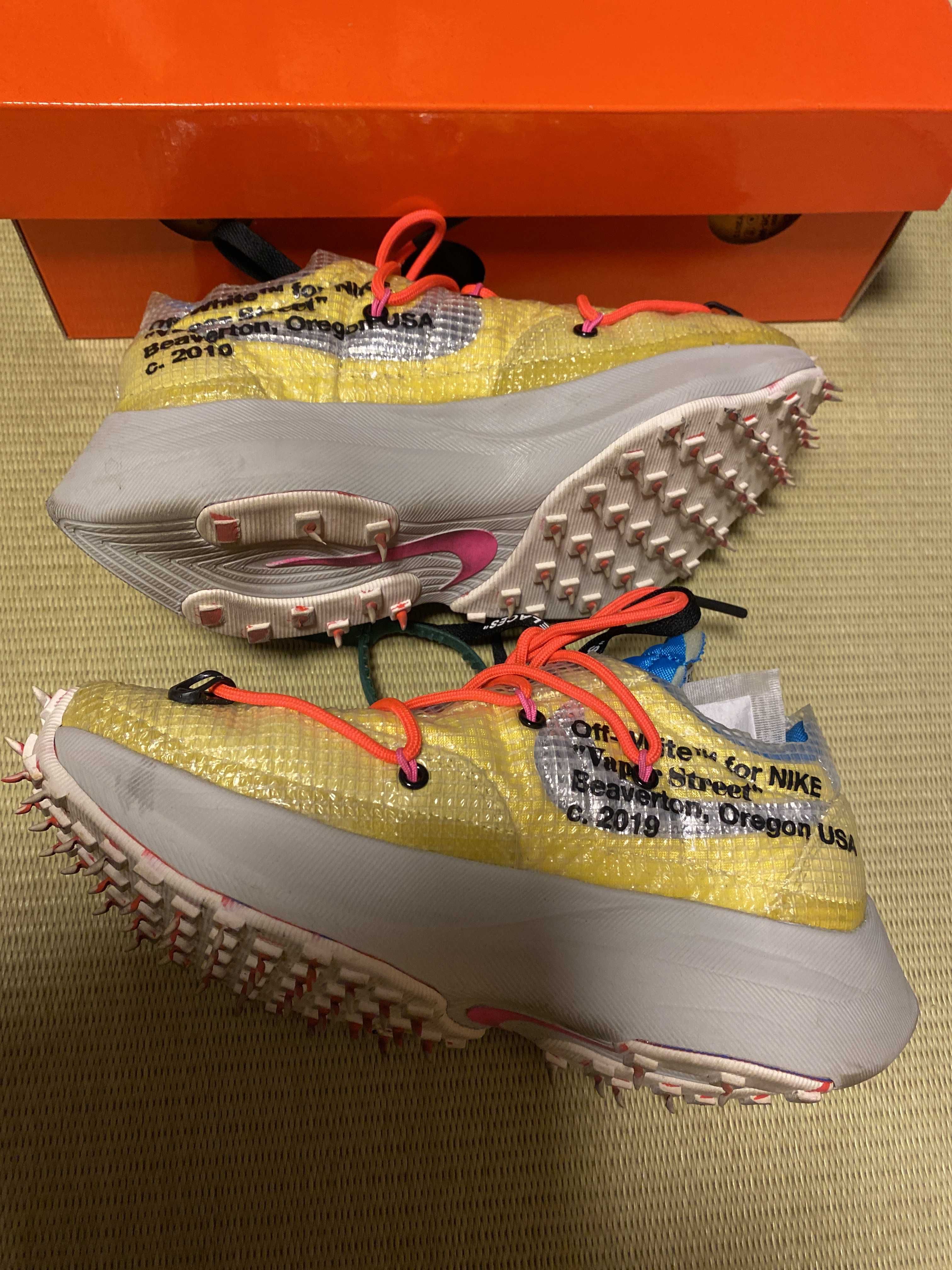 Off-White × Nike Women's Vapor Street "Tour Yellow"