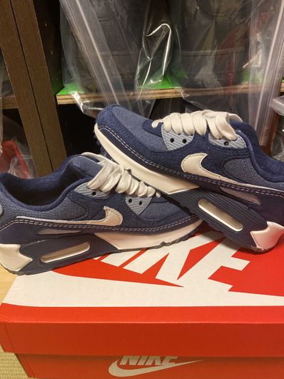 NIKE AIR MAX 90 "DIFFUSED BLUE/SAIL/MIDNIGHT NAVY/OBSIDIAN MIST"