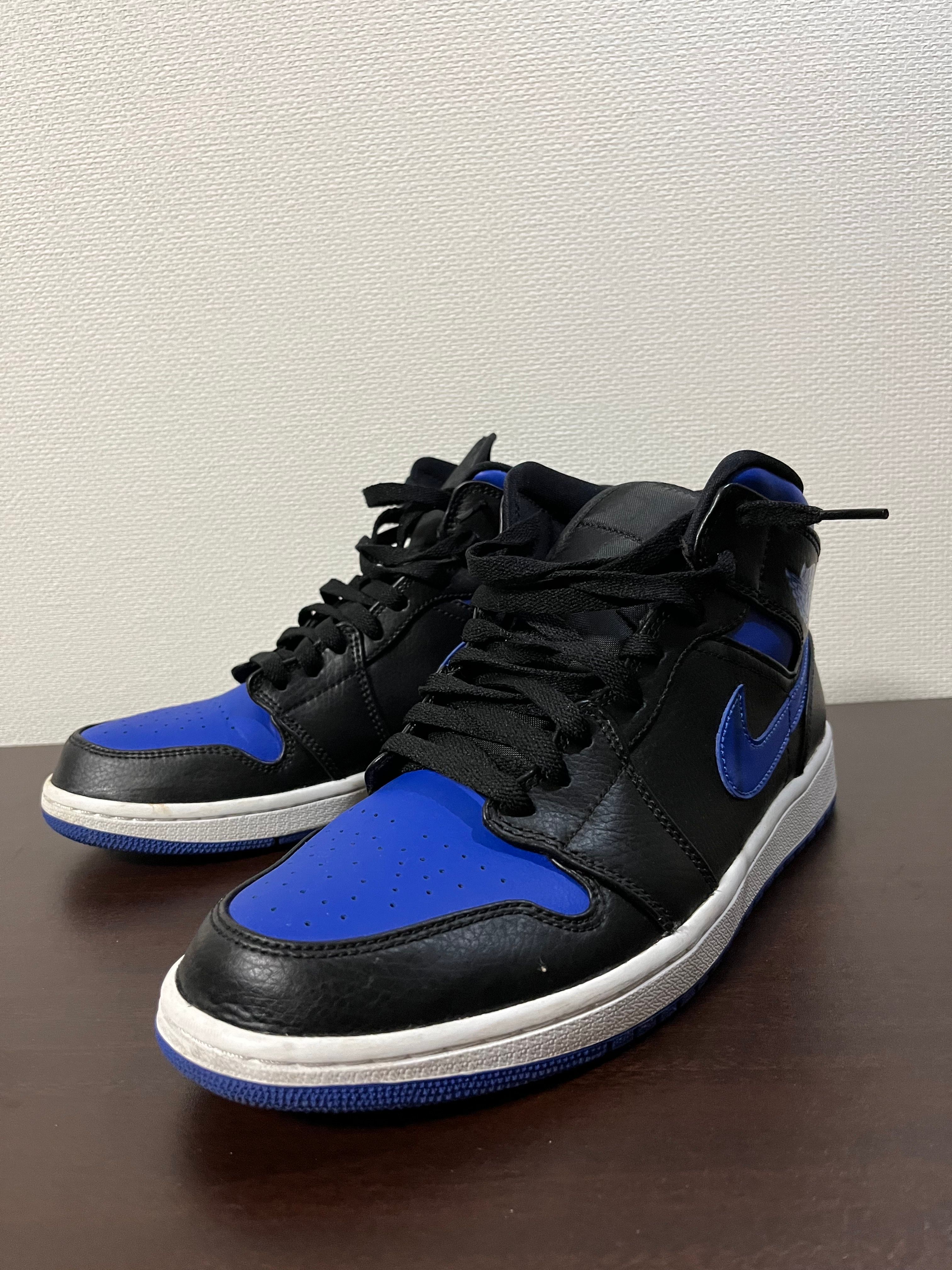 NIKE AIR JORDAN 1 MID "BLACK/BLUE"