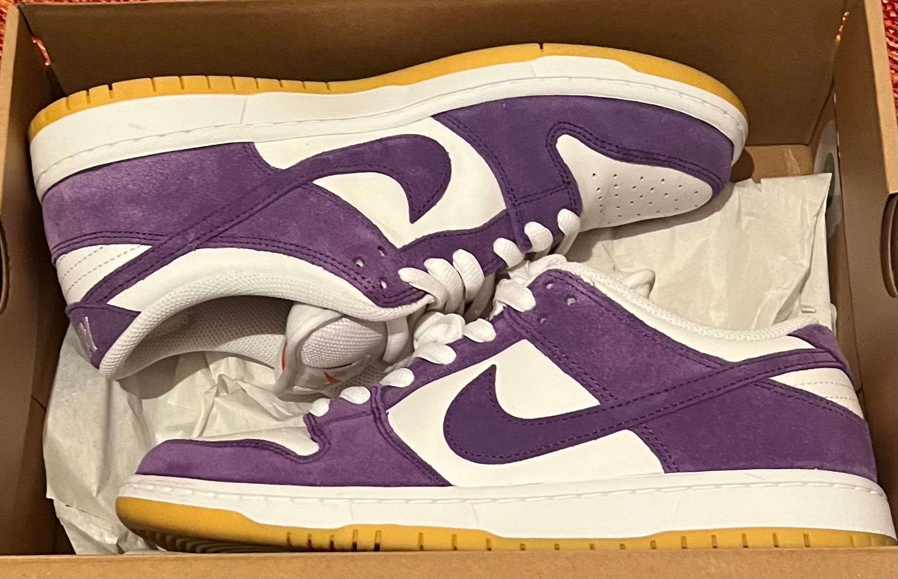 Nike SB Dunk Low Pro ISO Orange Label "Court Purple Gum"