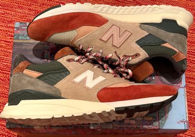 KITH Ronnie Fieg and the Frank Lloyd Wright Foundation × New Balance 998 "Beige/Chutney"