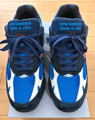 KITH × New Balance 993 Madison Square Garden "Navy/Princess Blue"