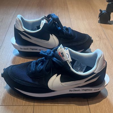 Fragment × sacai × Nike LD Waffle "Blackended Blue"