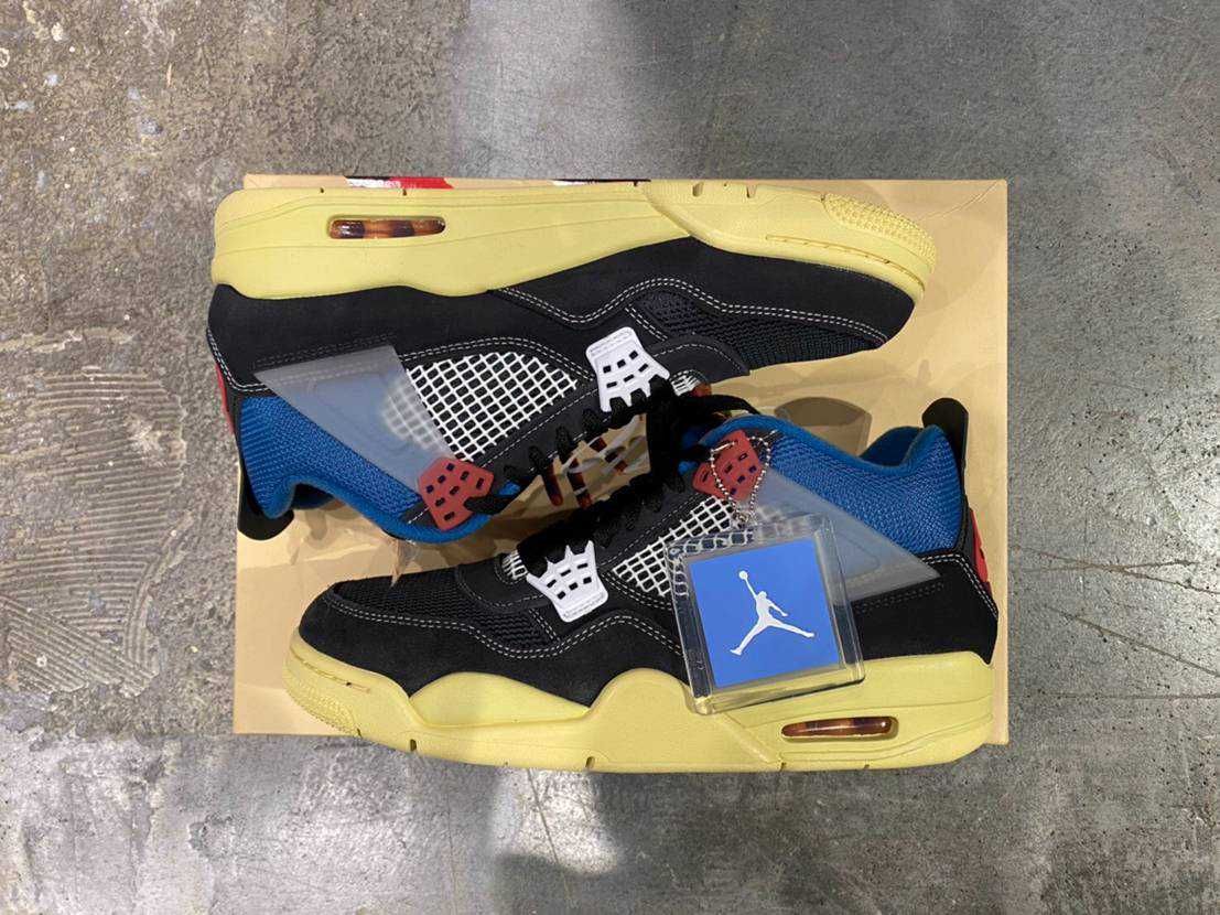 UNION × NIKE AIR JORDAN 4 "OFF NOIR"