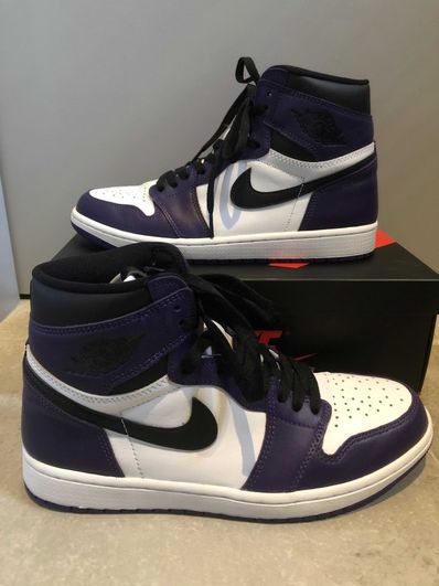 Nike Air Jordan 1 Retro High OG "Court Purple White/Black" (2020)