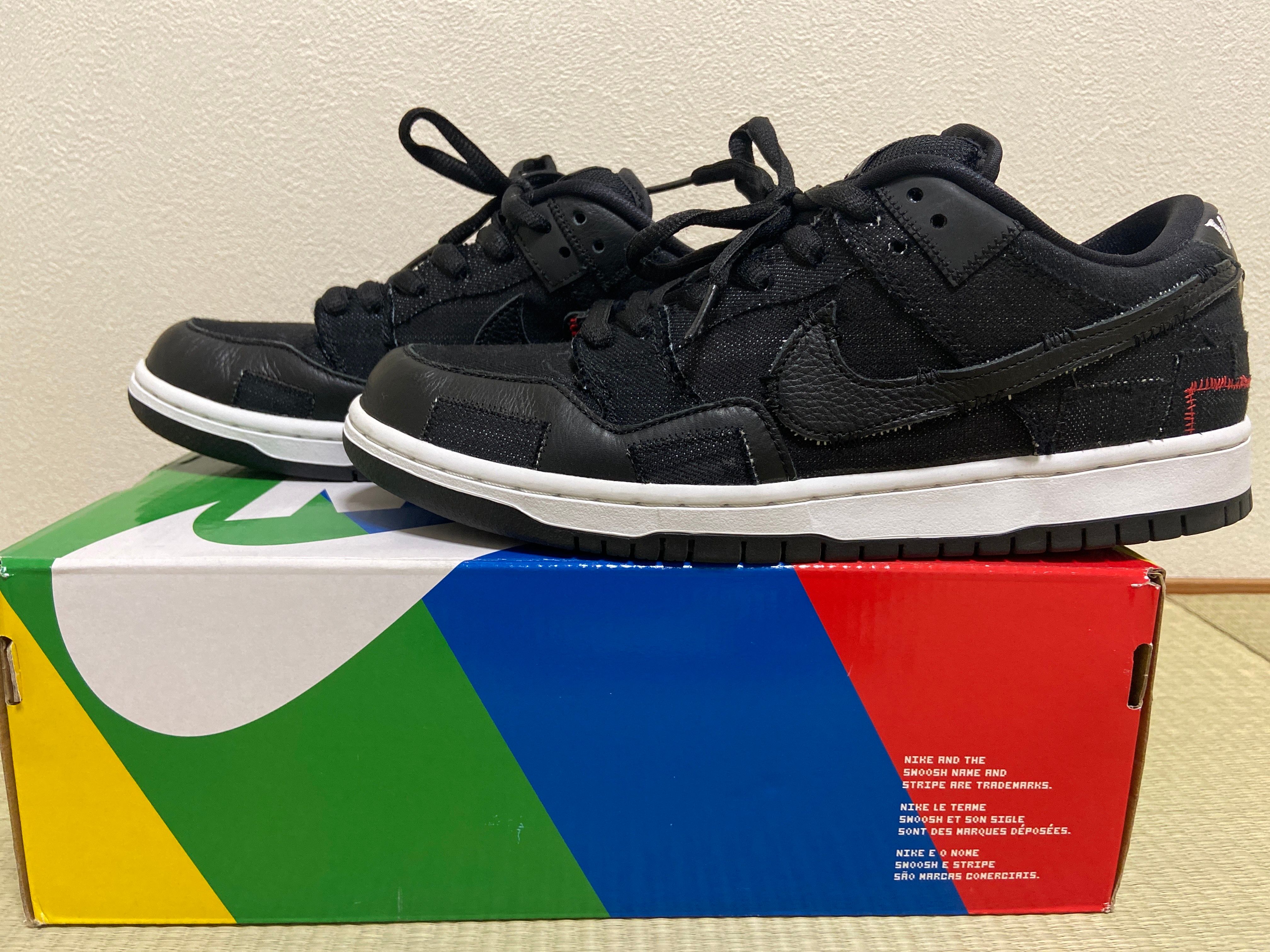 Wasted Youth × Nike SB Dunk Low "Black Denim" / VERDY