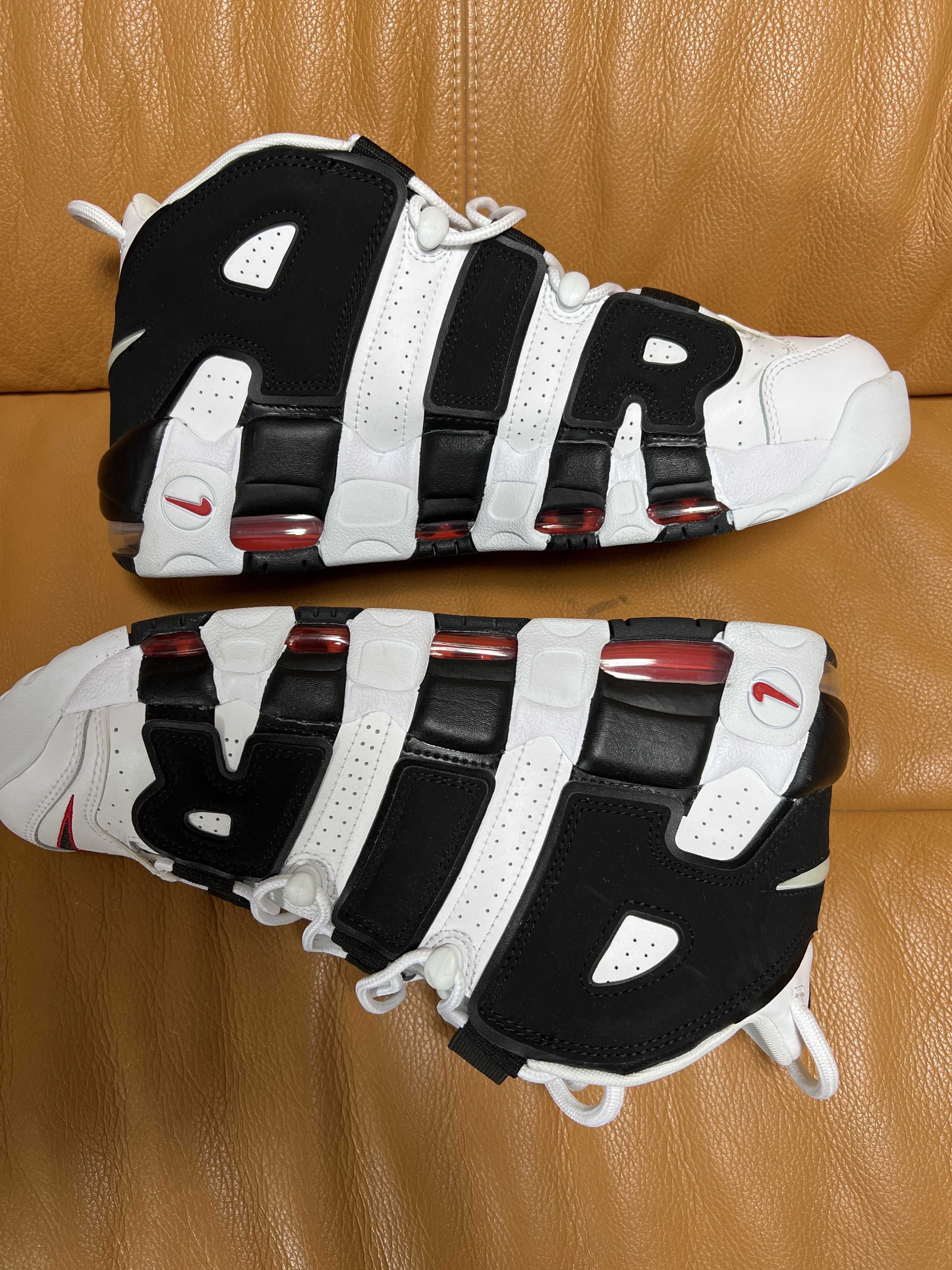 Nike Air More up Tempo "White/Black/University Red"(~2018)