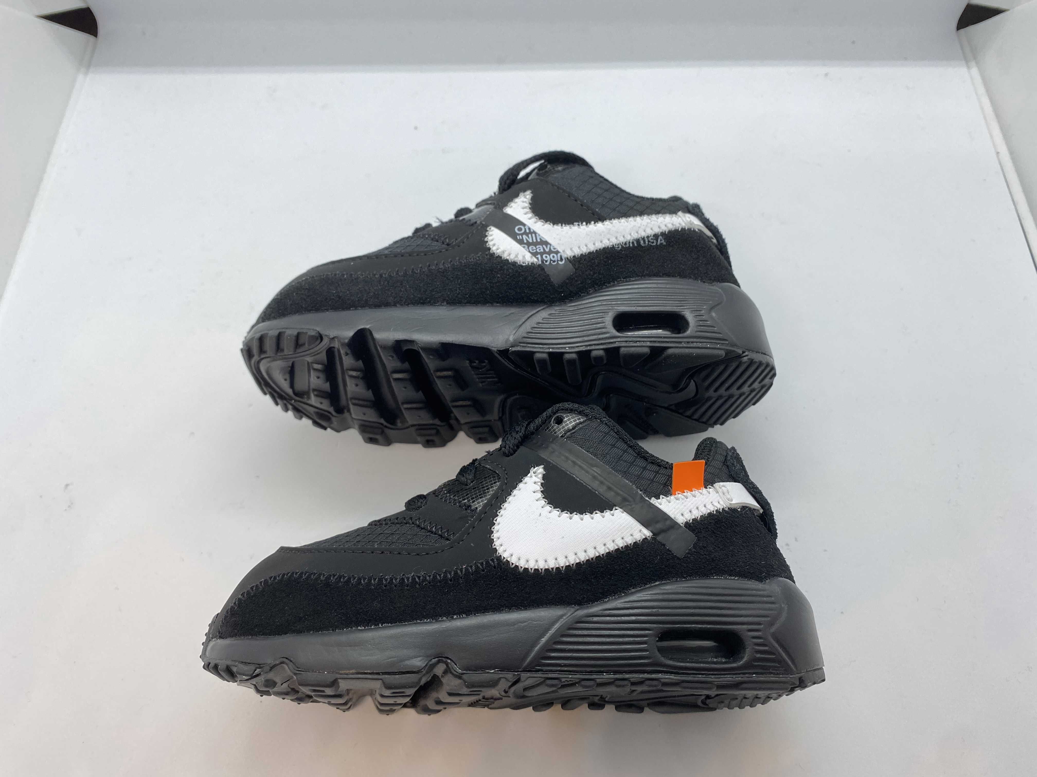Off-White × Nike TD Air Max 90 "Black"