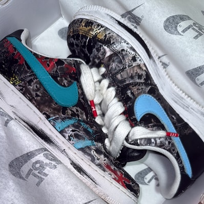 PEACEMINUSONE × Nike Air Force 1 Low '07 Para-Noise 3.0 "Black and Multi-Color" / G-DRAGON